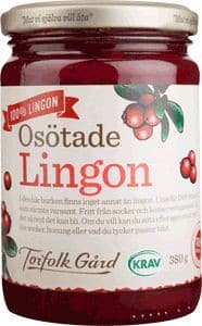 Lingonberry unsweetened